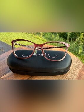 Phoebe Women's Eyeglass Frames P325 Red